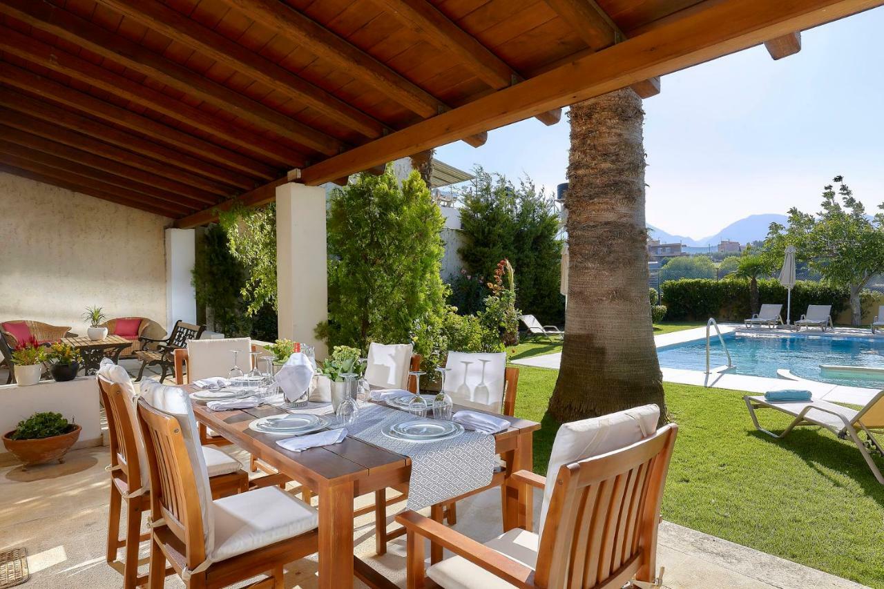 Castello Villa Daphnes - Private Pool & Whirlpool Dhafnes Экстерьер фото