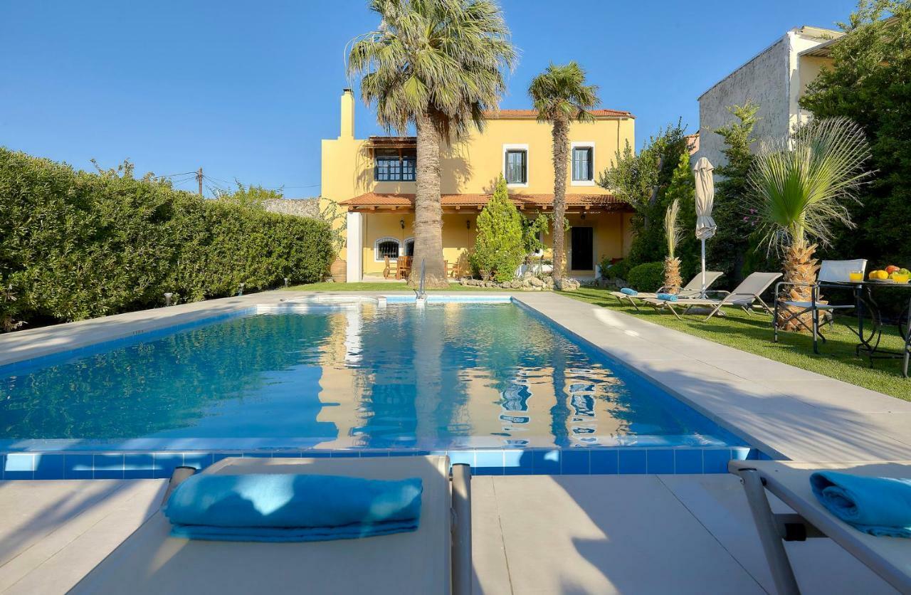 Castello Villa Daphnes - Private Pool & Whirlpool Dhafnes Экстерьер фото