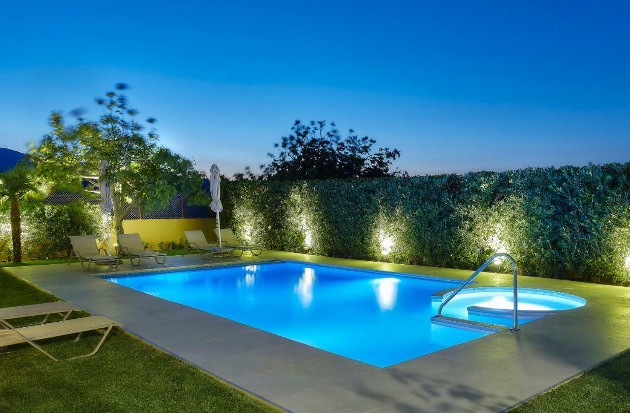 Castello Villa Daphnes - Private Pool & Whirlpool Dhafnes Экстерьер фото