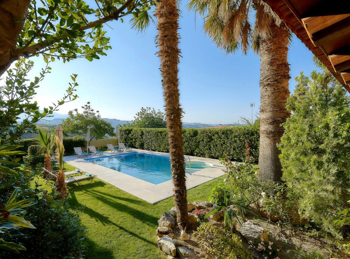 Castello Villa Daphnes - Private Pool & Whirlpool Dhafnes Экстерьер фото